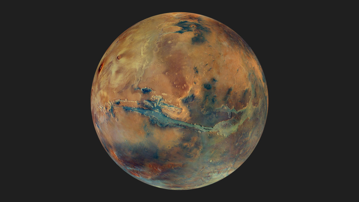Imagen de Marte, ESA. Foto: EFE