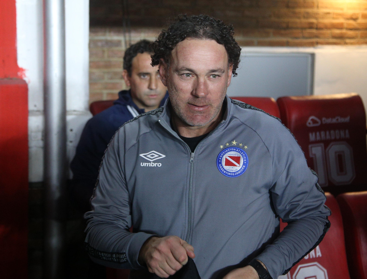 Gabriel Milito, entrenador de Argentinos Juniors. Foto: NA.