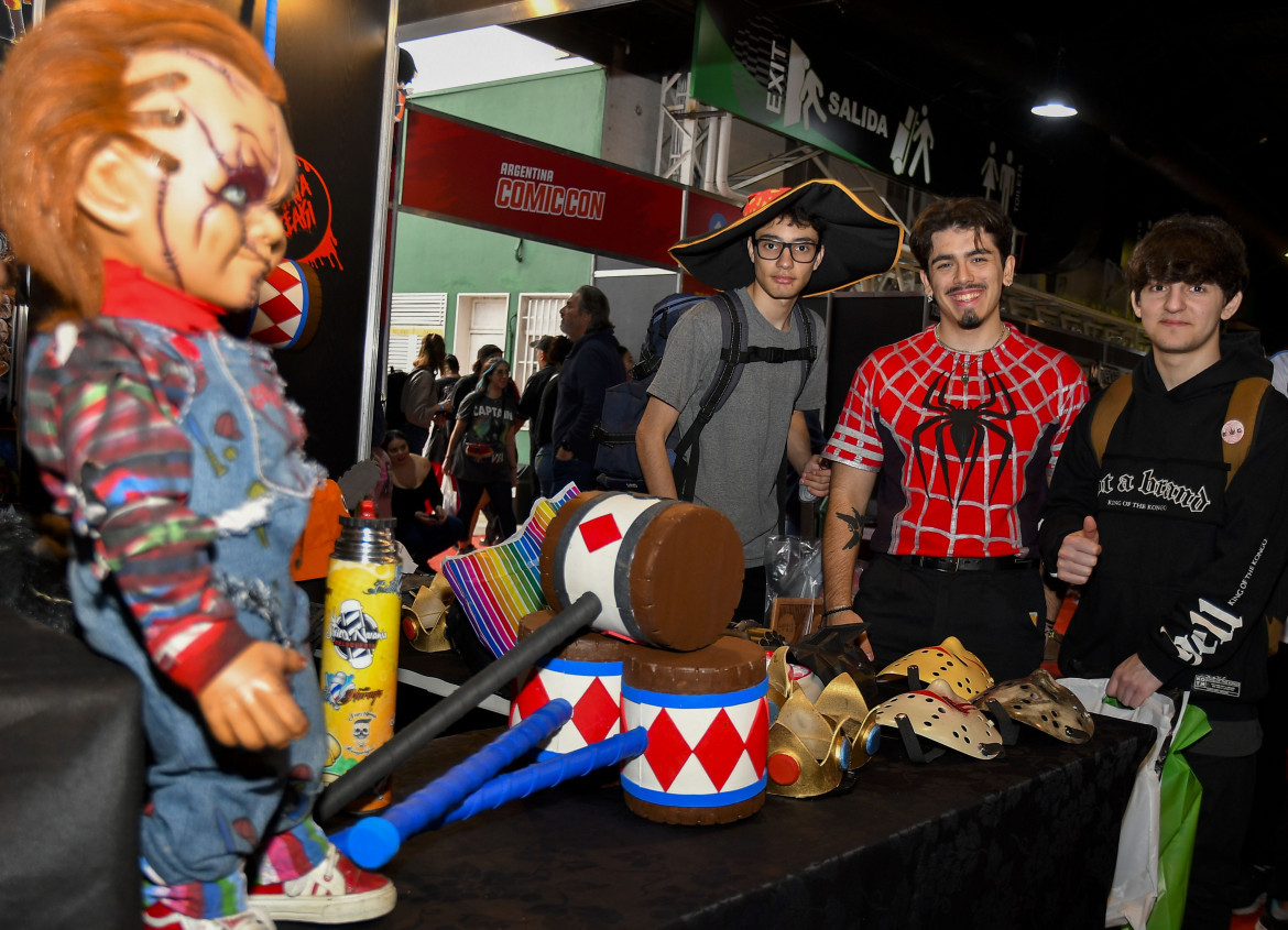 Los visitantes que asistieron a la Comic-Con 2023. Foto: Télam.