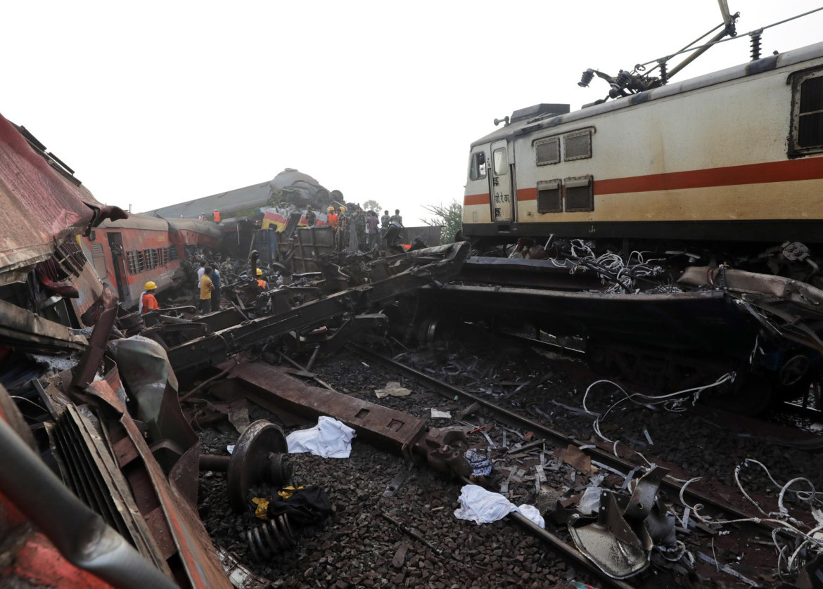 Choque de trenes en Balasore, India