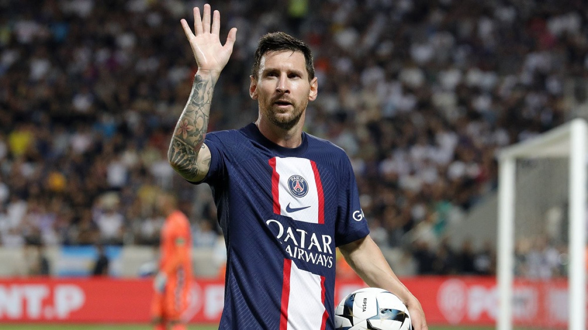 Lionel Messi se despide del PSG. Foto: PSG.