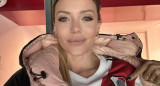 Evangelina Anderson en el estadio Más Monumental. Foto: Instagram.