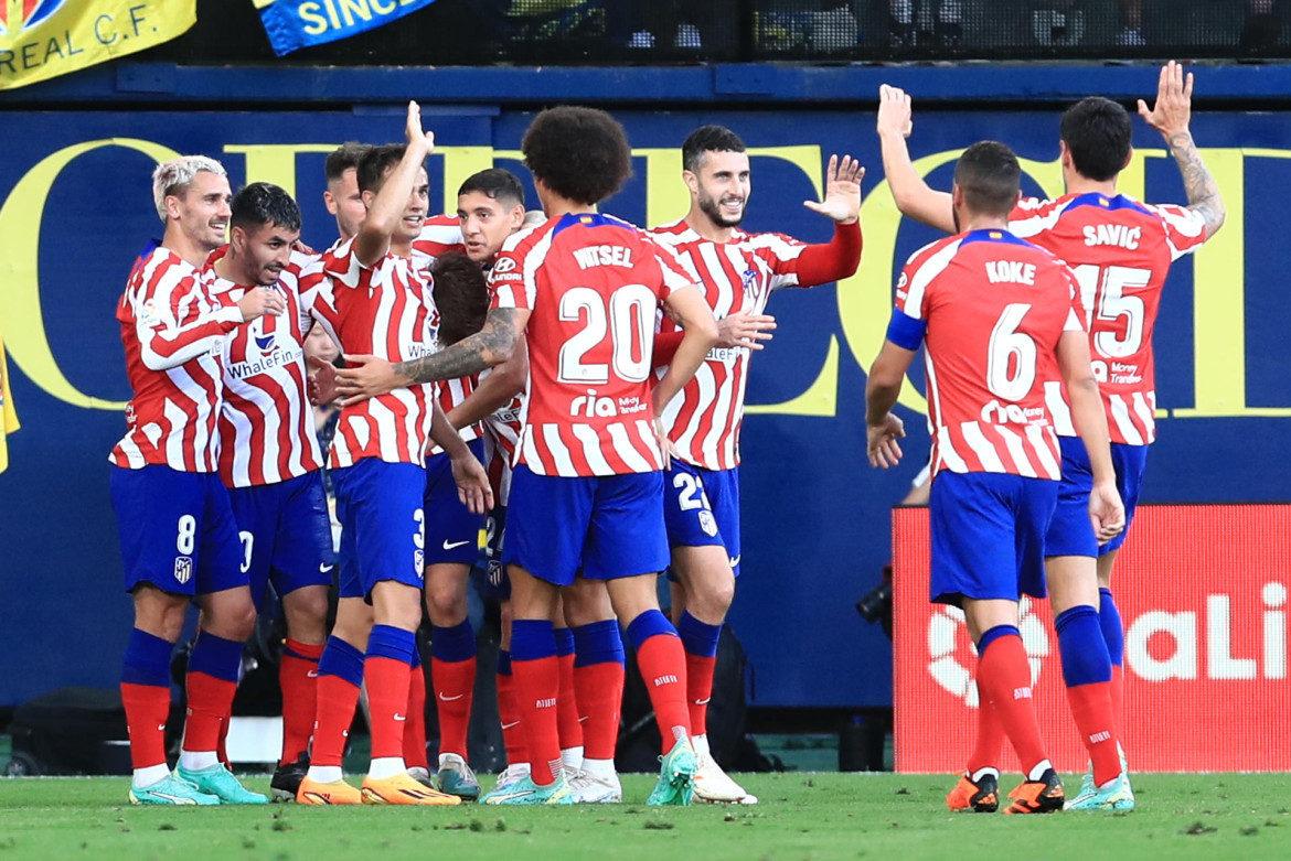 Villarreal vs. Atlético de Madrid. Foto: EFE.