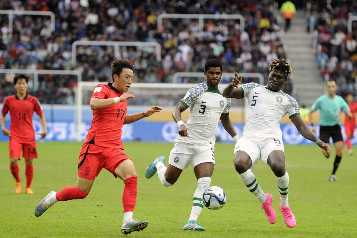 Corea del Sur vs. Nigeria; Mundial Sub 20. Foto: Télam.