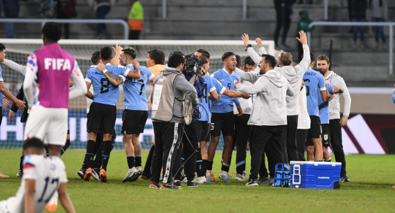 Uruguay venció a Estados Unidos y se clasificó a semis del Mundial Sub 20. Foto: Télam.