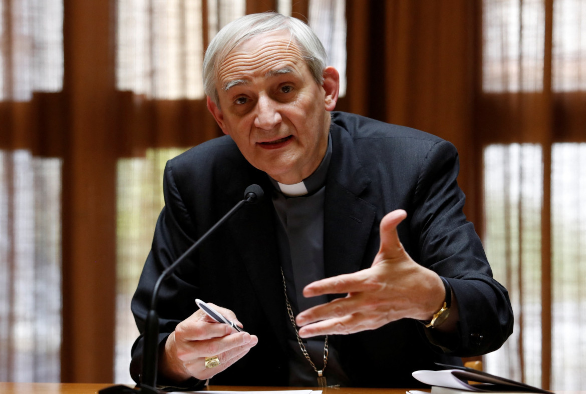 Cardenal Matteo Zuppi, representante del Vaticano. Foto: Reuters.