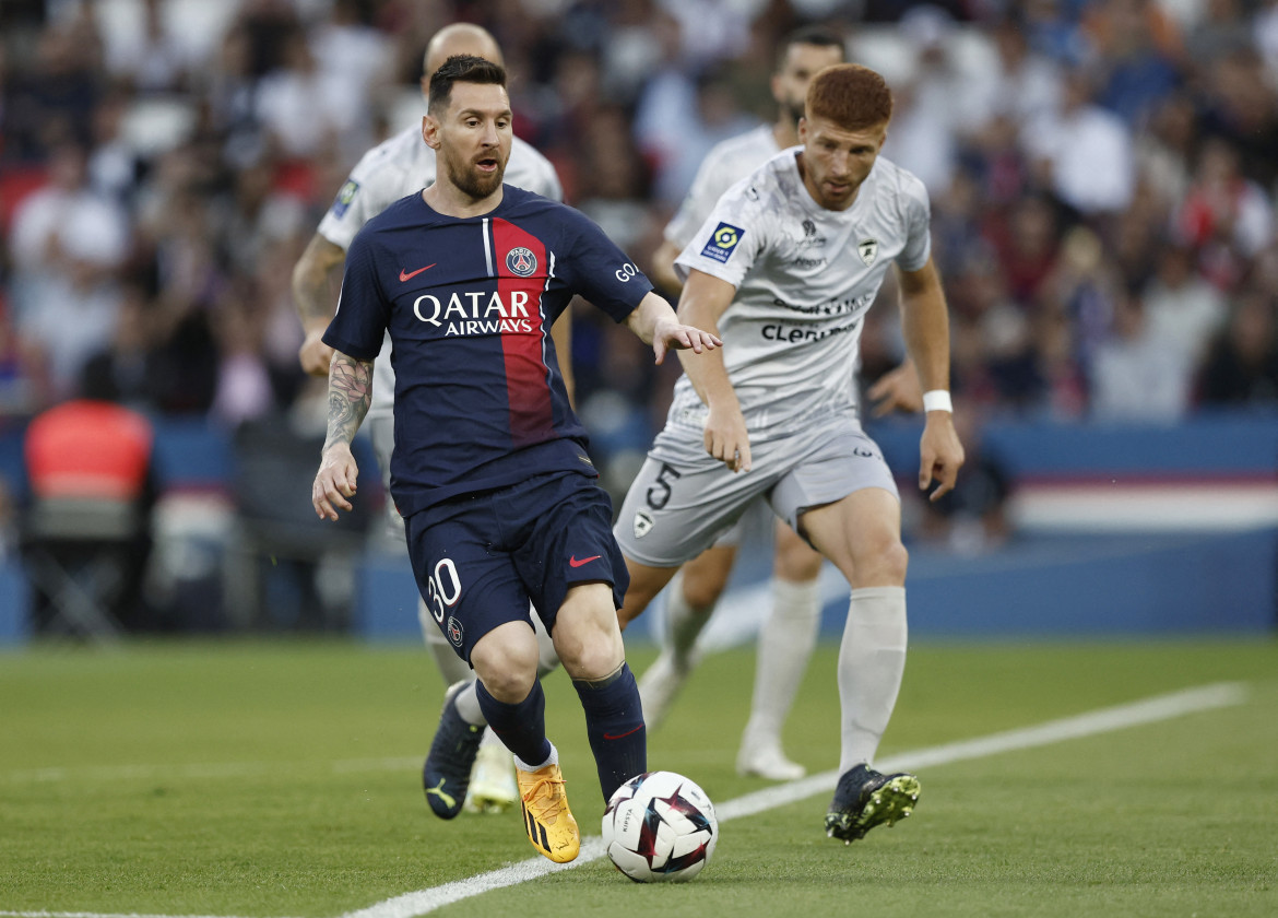 Lionel Messi en su último partido en el París Saint-Germain. Foto: Reuters.