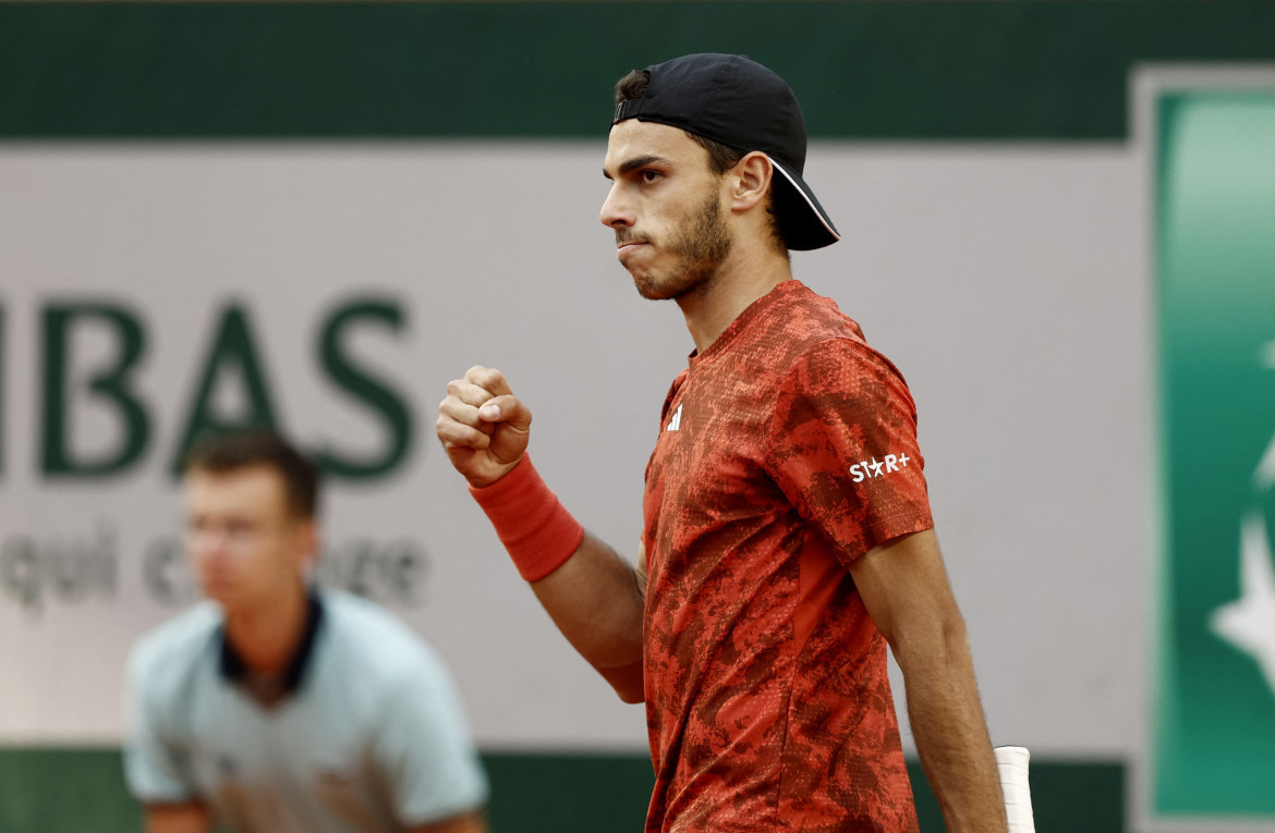 Francisco Cerúndolo cerró su mejor actuación en un Grand Slam. Foto: Reuters.