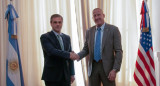 El director general de Aduanas, Guillermo Michel y David Magdycz, Deputy Assistant Director —Homeland Security Investigations. Foto: Aduana.