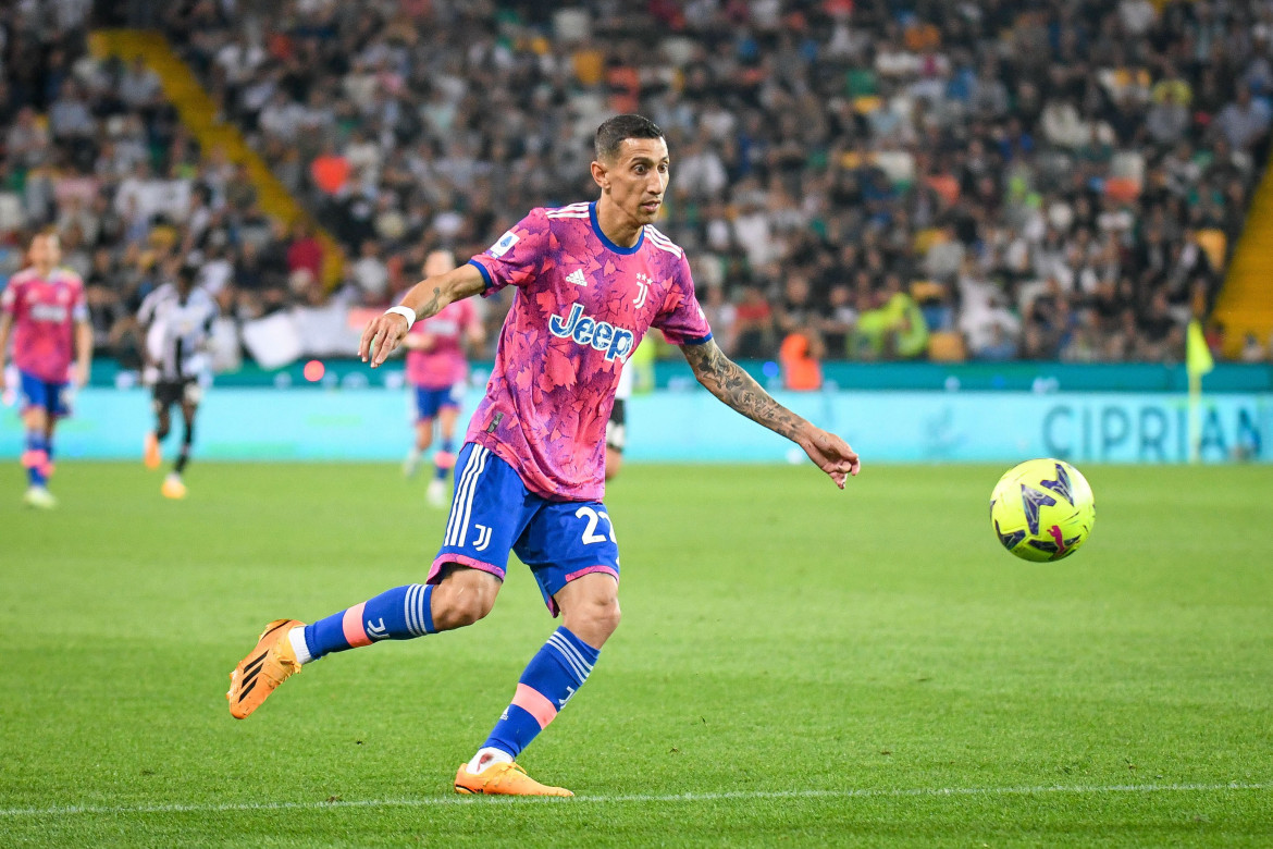 Ángel Di María en la Juventus. Foto: EFE.