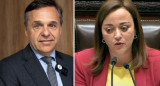 Diego Giuliano y Cecilia Moreau . Fuente Télam
