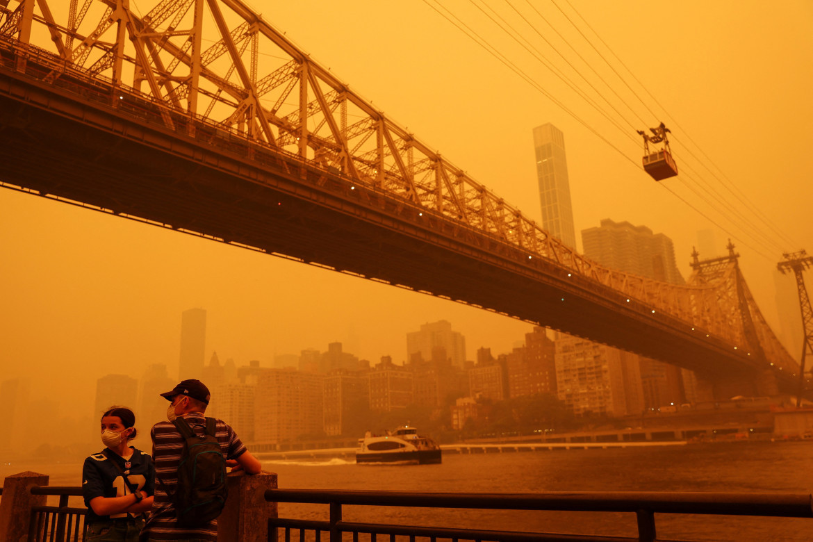 Incendios en Nueva York. Foto: Reuters