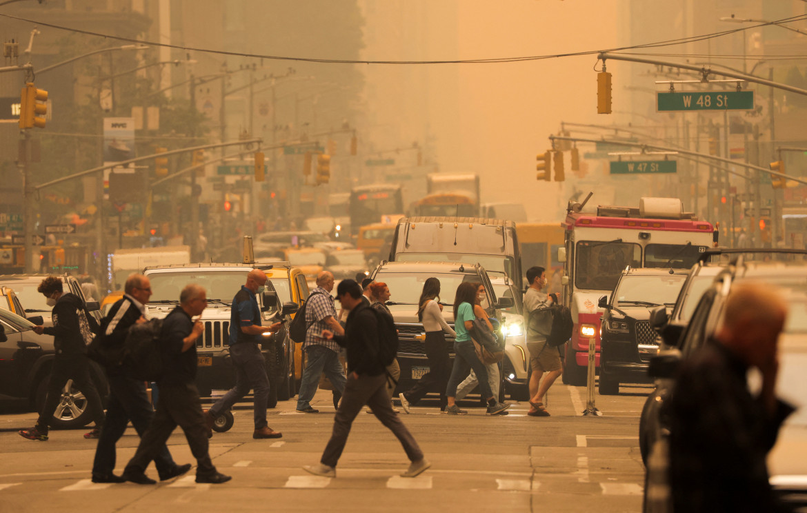 Incendios en Nueva York. Foto: Reuters