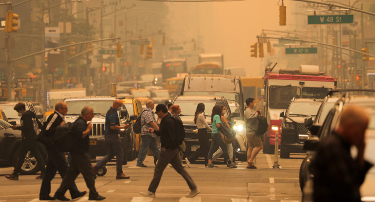 Incendios en Nueva York. Foto: Reuters
