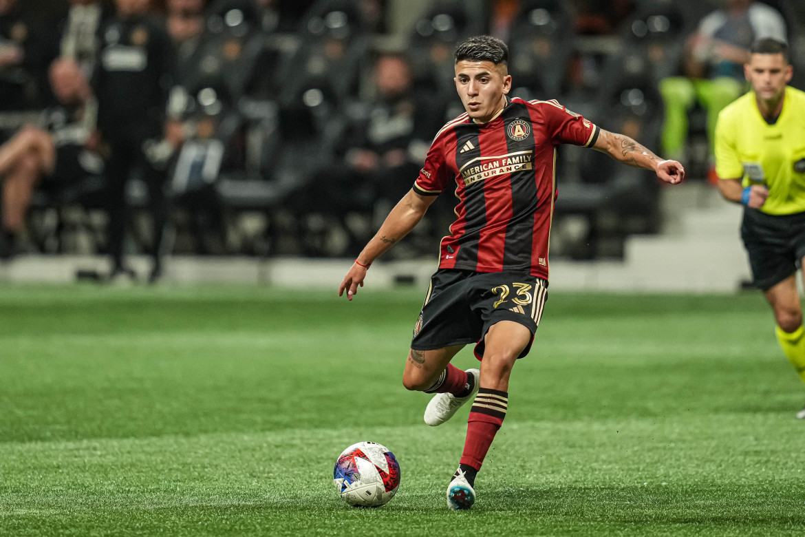 Thiago Almada en el Atlanta United de la MLS. Foto: REUTERS.