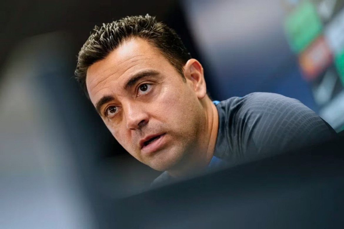 Xavi Hernández, entrenador del Barcelona. Foto: EFE.