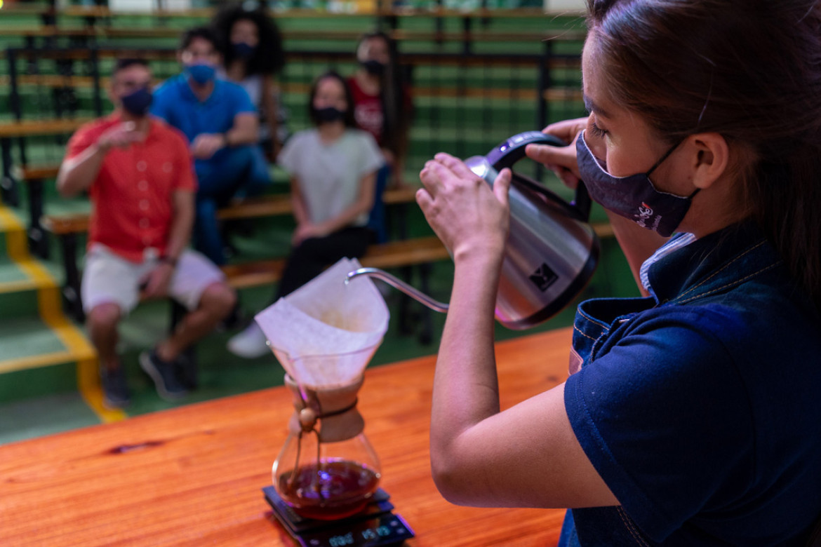 Atracción sobre el arte del café. Fuente: parquedelcafe.co