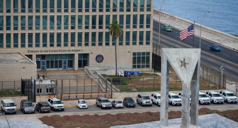 Embajada norteamericana en Cuba. Foto: Reuters.