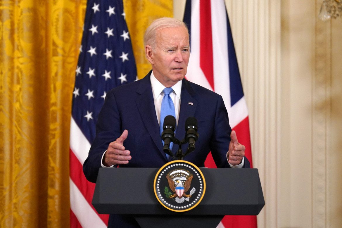Joe Biden, presidente de los Estados Unidos durante la rueda de prensa en la Casa Blanca. Foto: Reuters