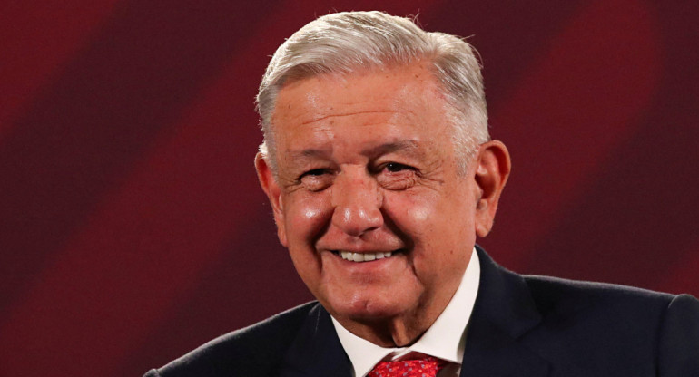 Andrés Manuel López Obrador destacó su gestión económica como presidente de México. Foto: Reuters.