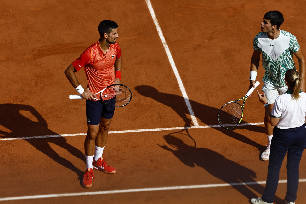 Roland Garros, Djokovic vs. Alcaraz. Foto: REUTERS.