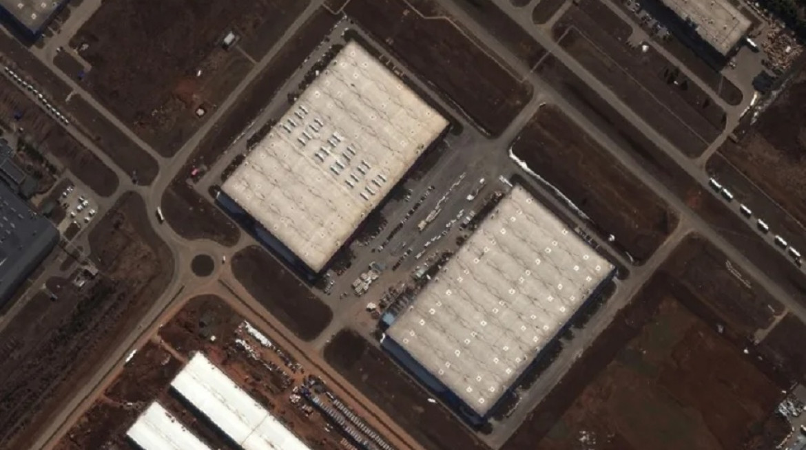 La localización prevista para la fábrica de drones rusa. Foto: Redes.