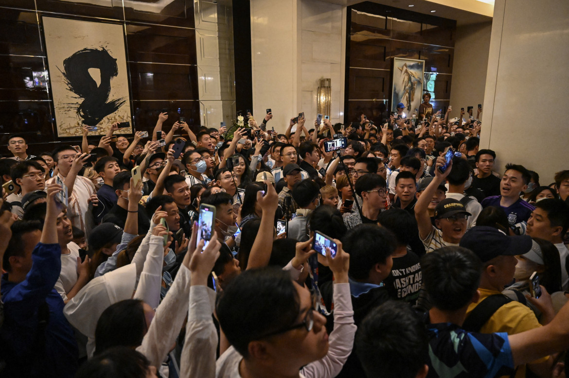 Llega de Messi a China para los amistosos de la Selección argentina. Foto: Telam.