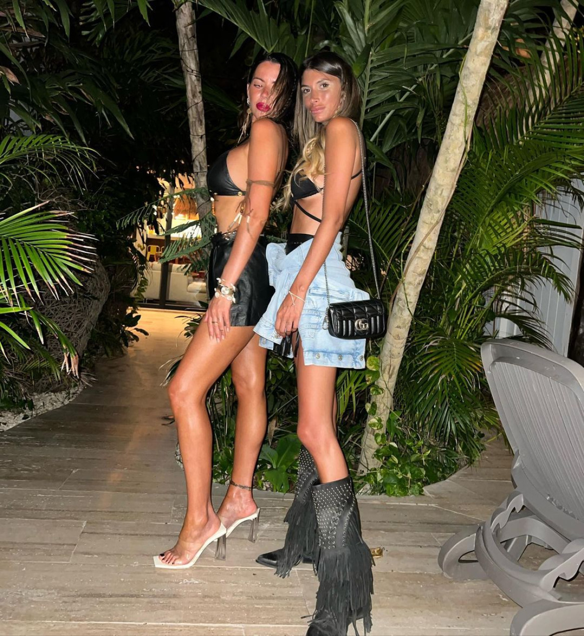 Karina Jelinek y Flor Parise. Foto: Instagram @Florparise.