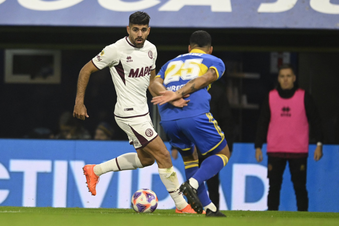 Leandro Díaz; Boca Juniors vs. Lanús. Foto: NA.