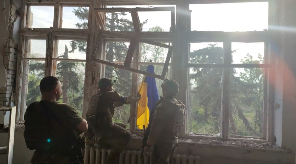 Ucrania recuperó el pueblo de Blagodatne en el inicio de la contraofensiva. Foto: Reuters.