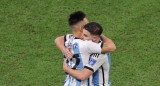 Julián Álvarez y Lautaro Martínez. Foto: Reuters,