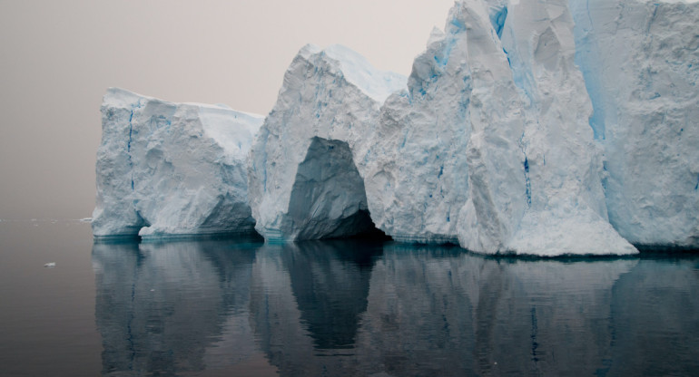 Glaciar de la Antártida. Foto: Unsplash