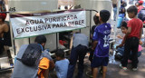 Campamento en Tapachula. Foto: Twitter/@latinus_us