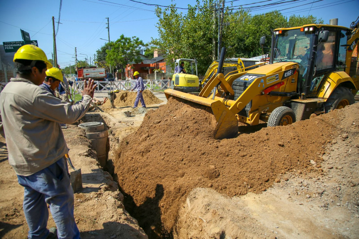 Malena Galmarini, obras Aysa.