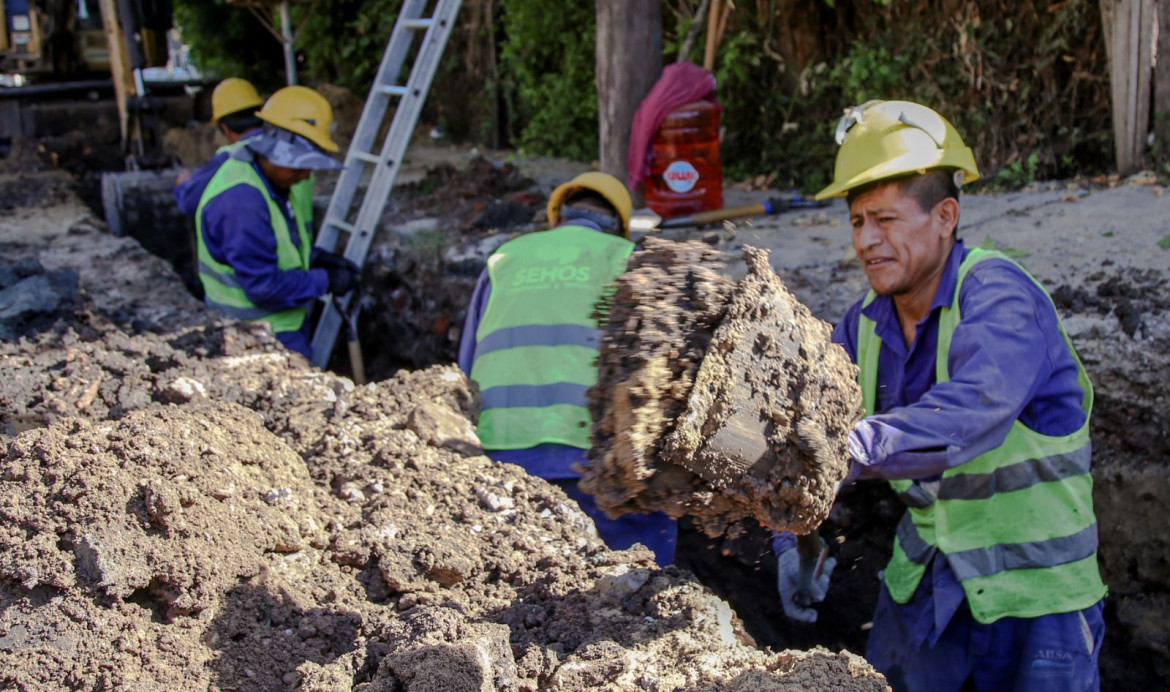 Malena Galmarini, obras Aysa.