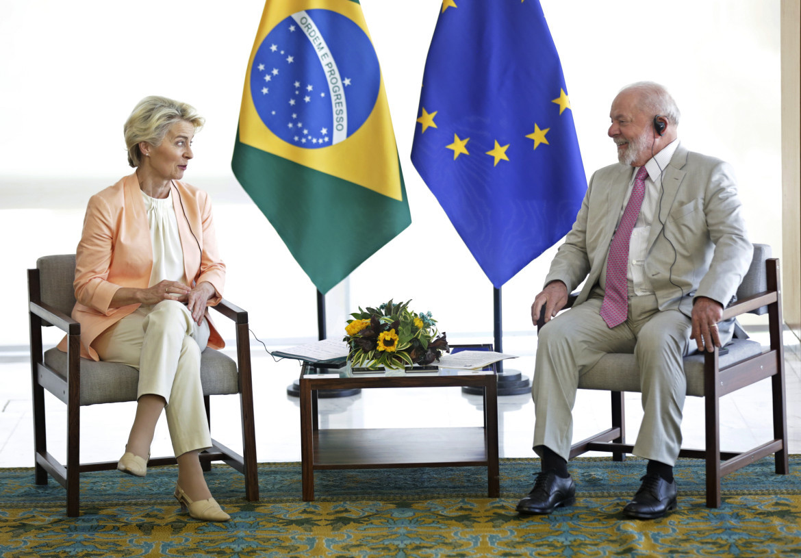 Ursula von der Leyen y Lula y Lula da Silva. Foto: Reuters