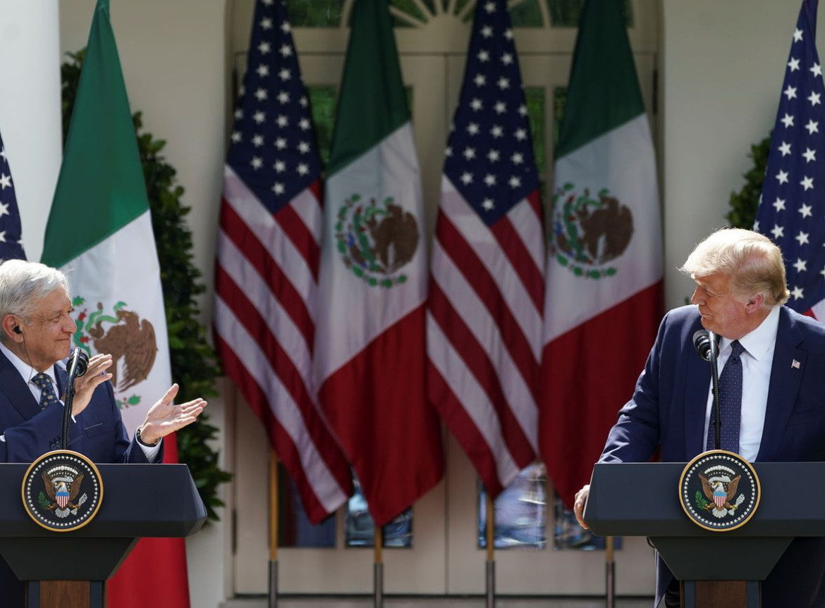 Donald Trump y Manuel López Obrador. Foto: Reuters