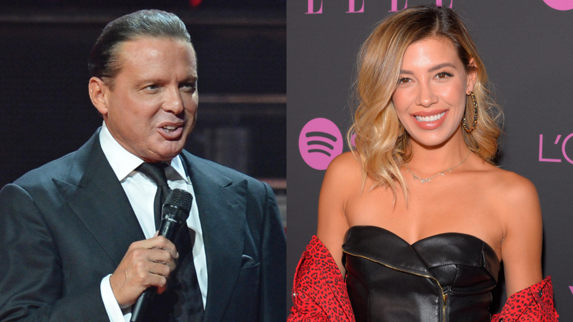 Luis Miguel y Michelle Salas, su hija. Fotos: Reuters.