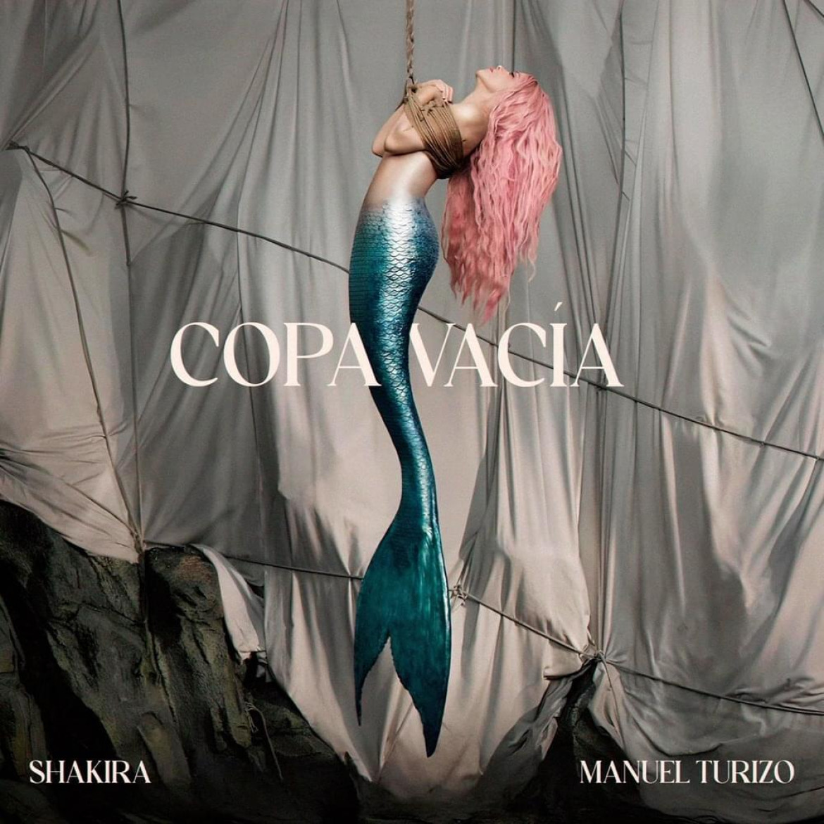 Copa Vacía, el próximo lanzamiento de Shakira. Foto: Twitter.