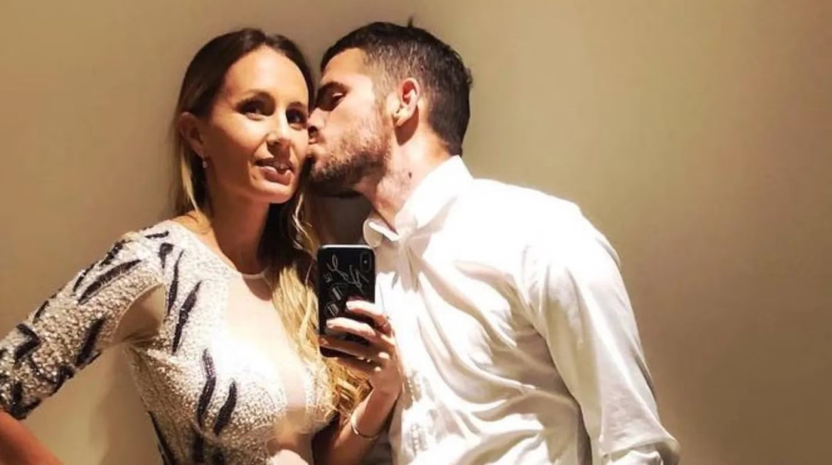 Gisela Dulko y Fernando Gago. Foto: Instagram @giseladulko.