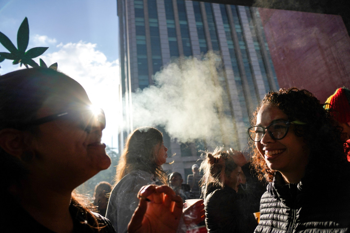 Marcha de la Marihuana en San Pablo, Brasil. Foto: Reuters