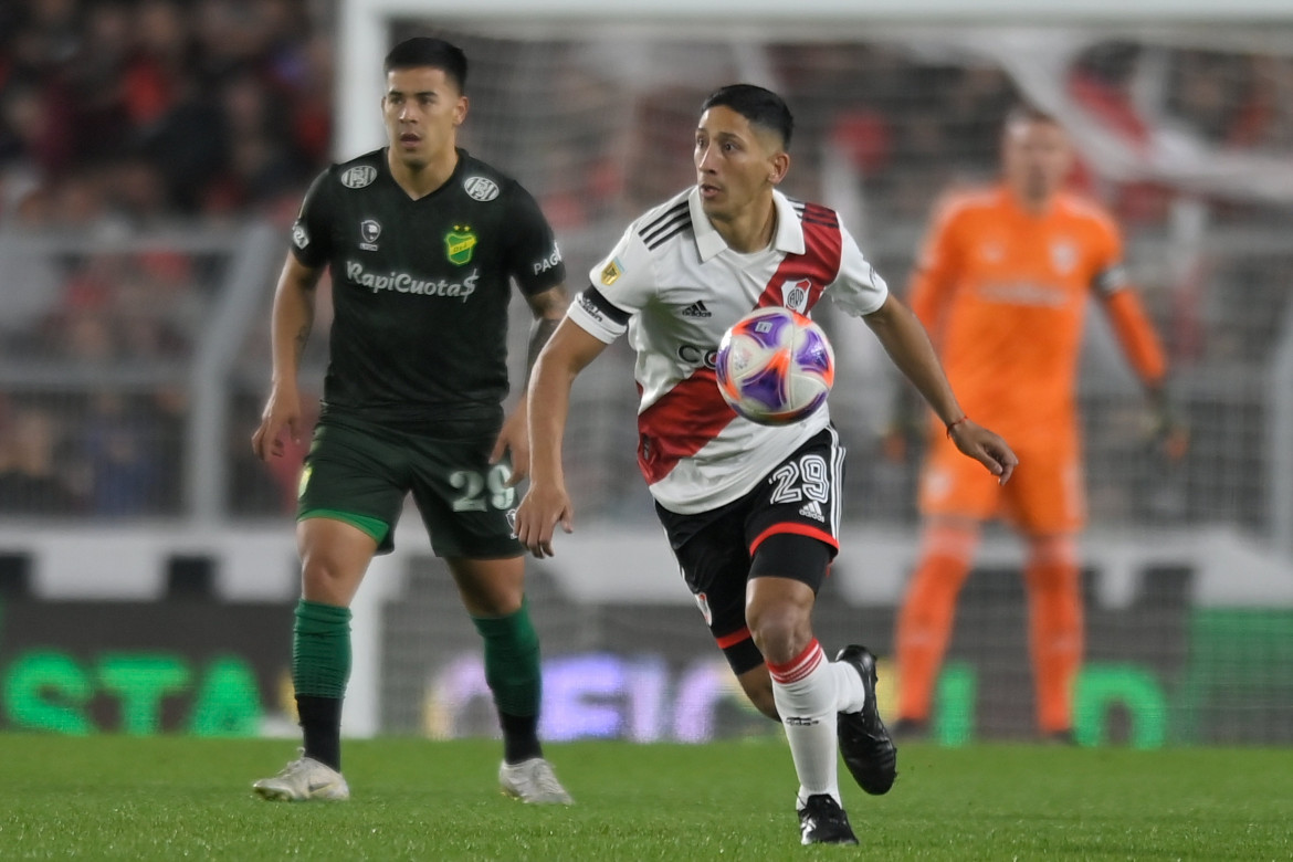 Rodrigo Aliendro; River Plate vs. Defensa y Justicia. Foto: Twitter @RiverPlate.