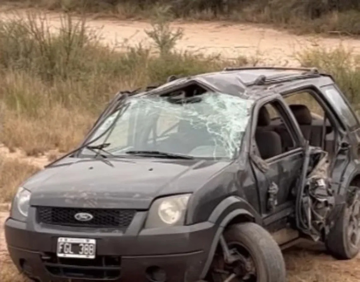 Accidente fatal en la ruta 147. Foto: Policía de San Luis.