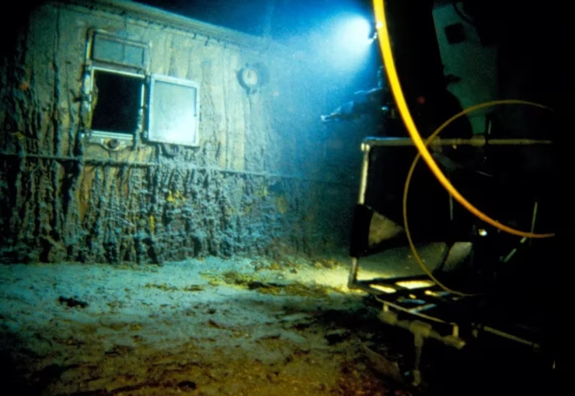 Restos del Titanic en el fondo del mar. Foto: Reuters