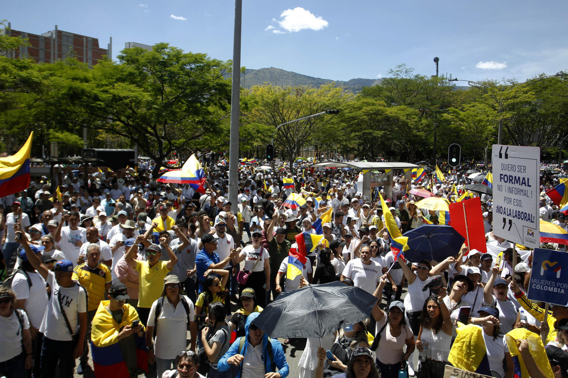 Protestas en Colombia. Foto: EFE