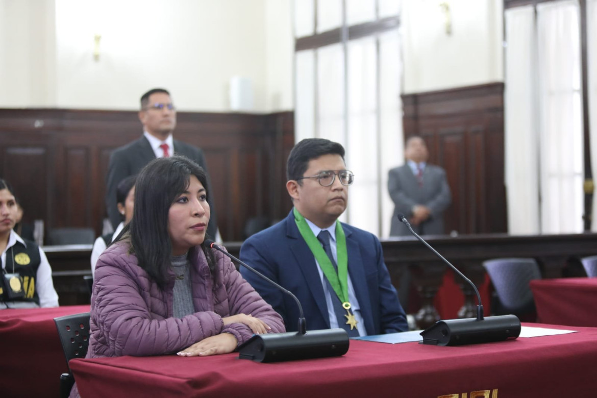 Detuvieron a Betssy Chávez, la exjefa de gabinete de Pedro Castillo. Foto: Poder Judicial de Perú.