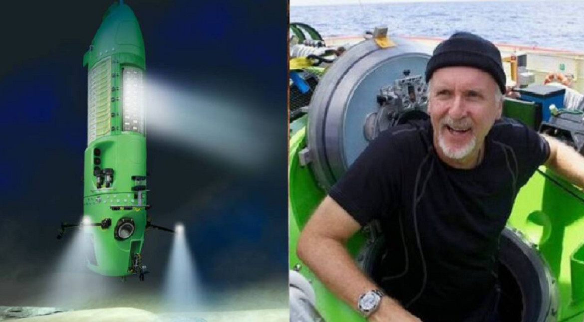 James Cameron se sumergió 33 veces. Foto: Twitter/adn40.