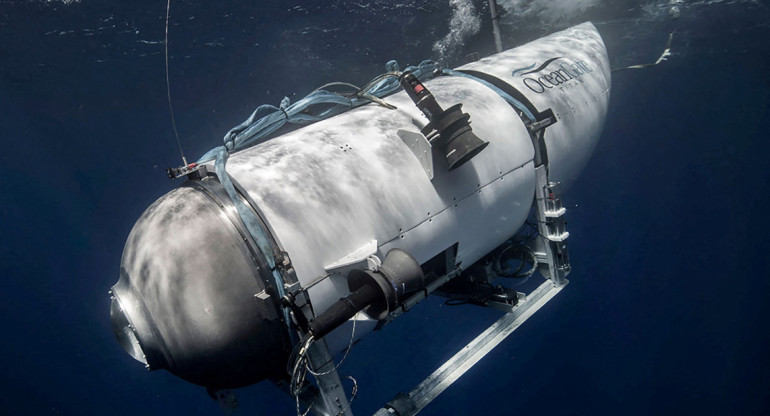 La Guardia Costera estadounidense confirmó el hallazgo del submarino Titan. Foto: Reuters.