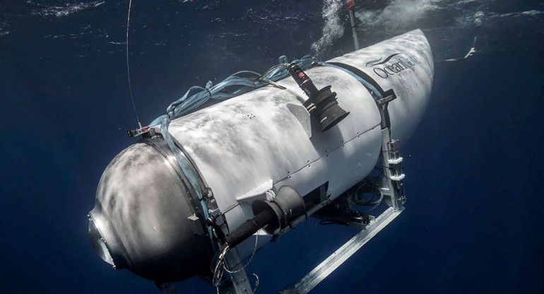 La Guardia Costera estadounidense confirmó el hallazgo del submarino Titan. Foto: Reuters.