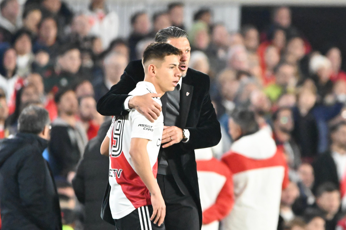 Claudio Echeverri; River Plate vs. Instituto de Córdoba. Foto: Twitter @RiverPlate.